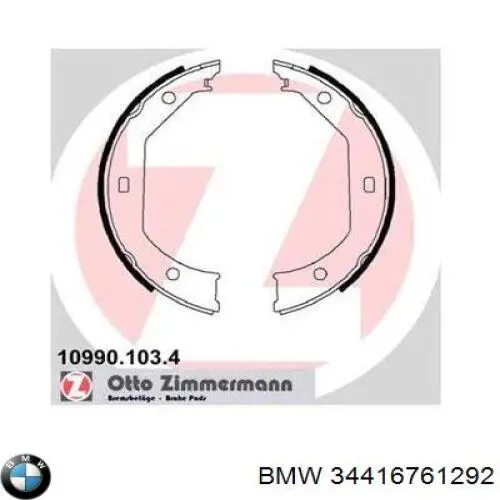 Zapatas de freno de mano BMW 34416761292 precio, desde 26,30 EUR