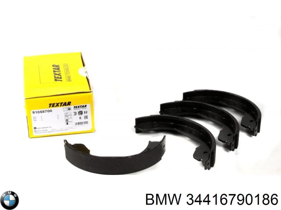 Juego de zapatas de frenos, freno de estacionamiento BMW 5 E39