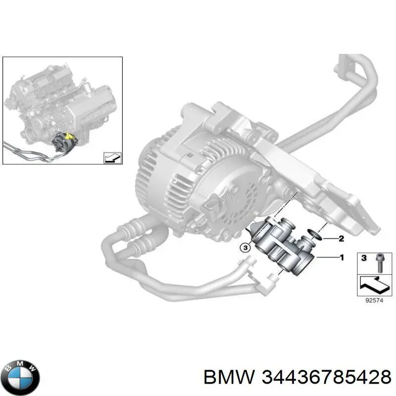 Cable de freno de mano trasero izquierdo BMW 34436785428 precio, desde 30,89 EUR
