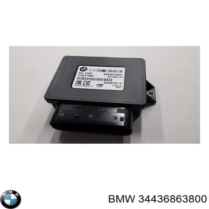 34436863800 BMW unidad de control (modulo Del Freno De Estacionamiento Electromecanico)