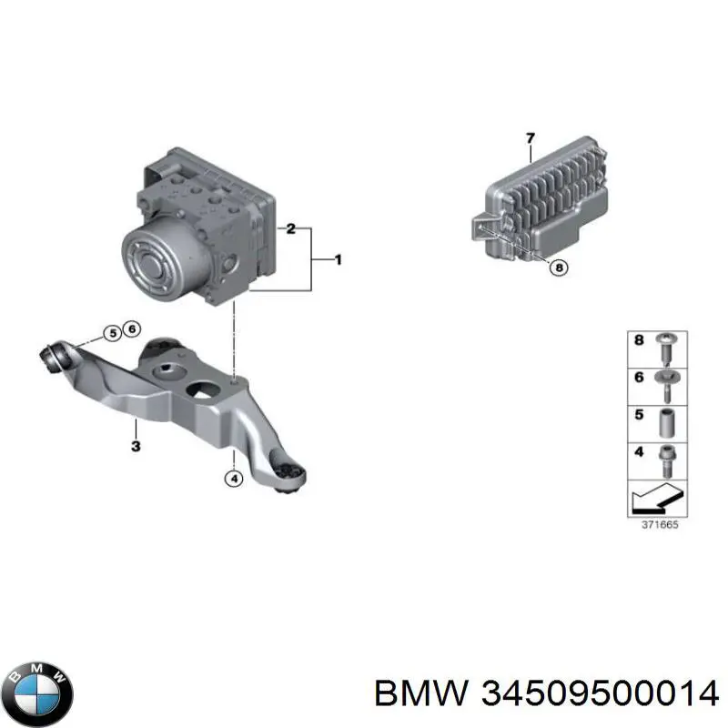Módulo de control ABS BMW 34509500079 precio, desde 191,66 EUR