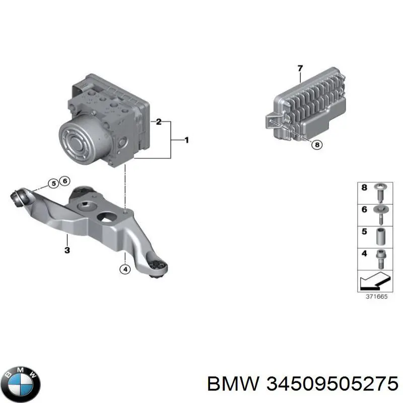Módulo de control ABS BMW 34509505275 precio, desde 191,66 EUR