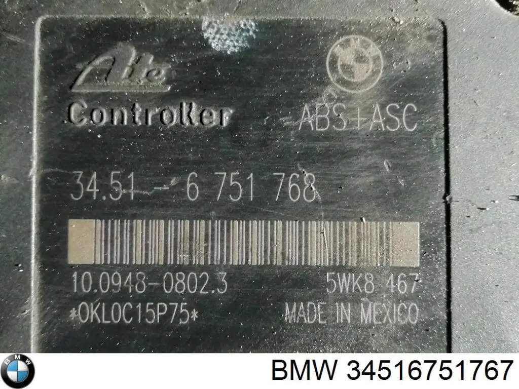 Bloque hidráulico ABS BMW 34516751767 precio, desde 49,37 EUR