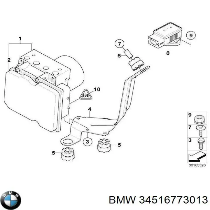 Bloque hidráulico ABS BMW 34516773013 precio, desde 222,16 EUR