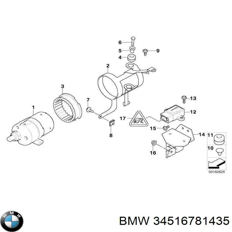 34516781435 BMW compresor de aire acondicionado