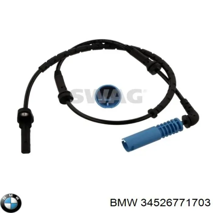 Sensor ABS trasero 34526771703 BMW