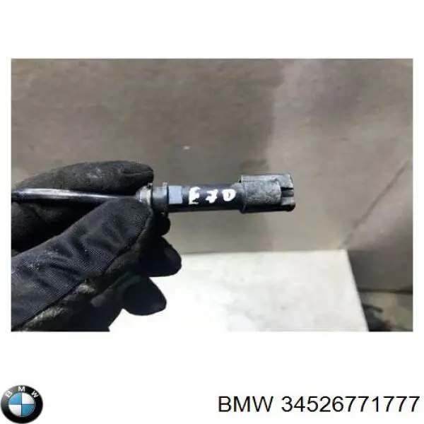 Sensor revoluciones de la rueda, trasero BMW 34526771777