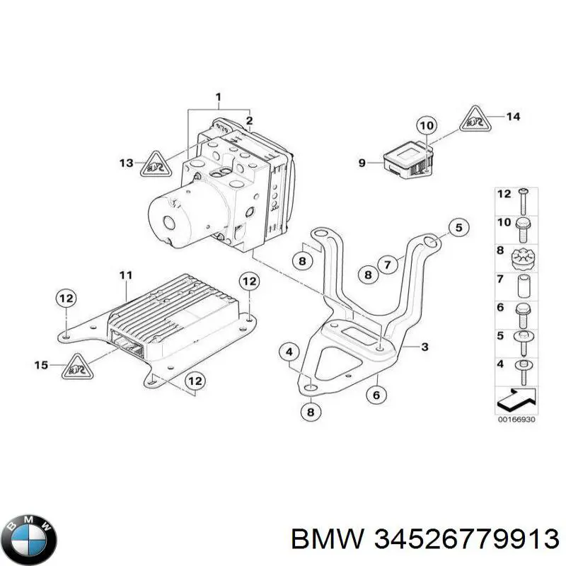 Sensor de aceleración longitudinal BMW 34526779913 precio, desde 103,09 EUR