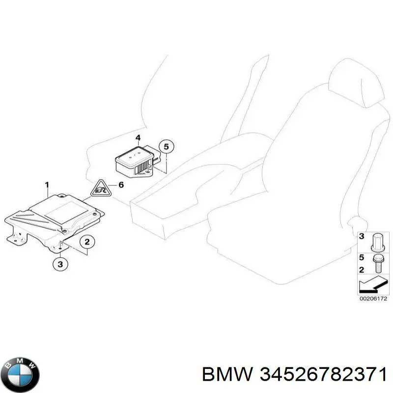 Sensor de aceleración longitudinal BMW 34526782371 precio, desde 103,09 EUR