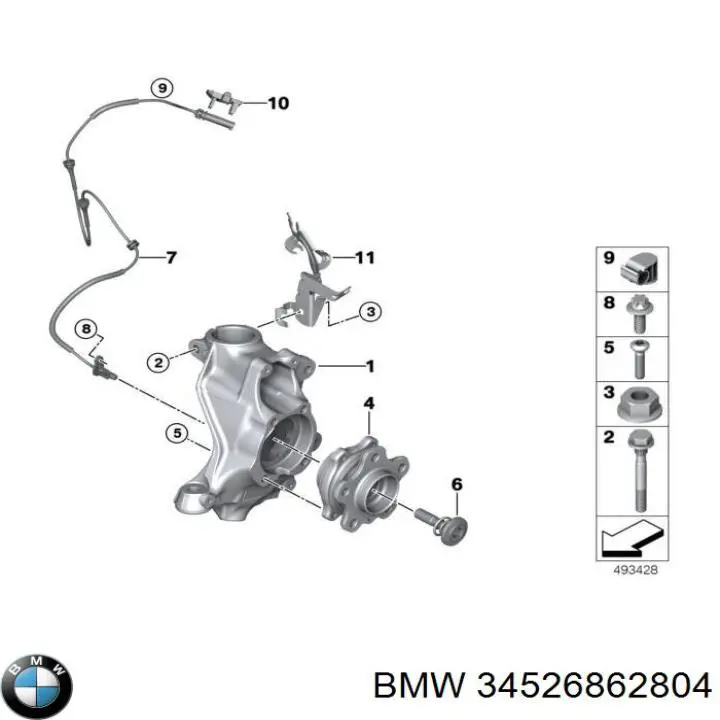 Sensor ABS de rueda delantera ATE 24071021303 precio, desde 46,39 EUR