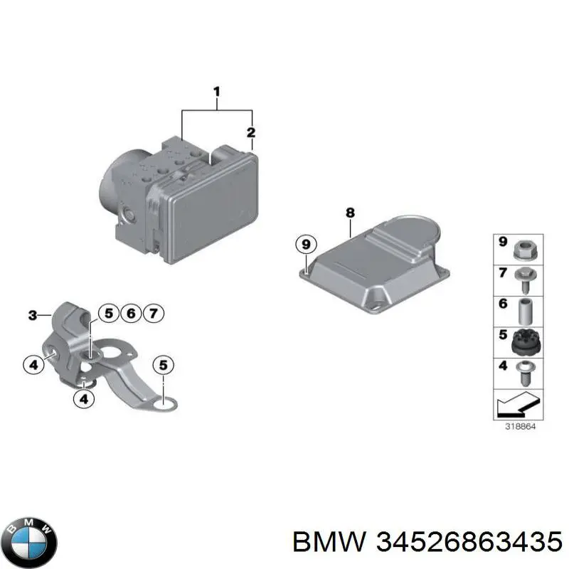 BMW 34526863435 precio, desde 1511,67 EUR