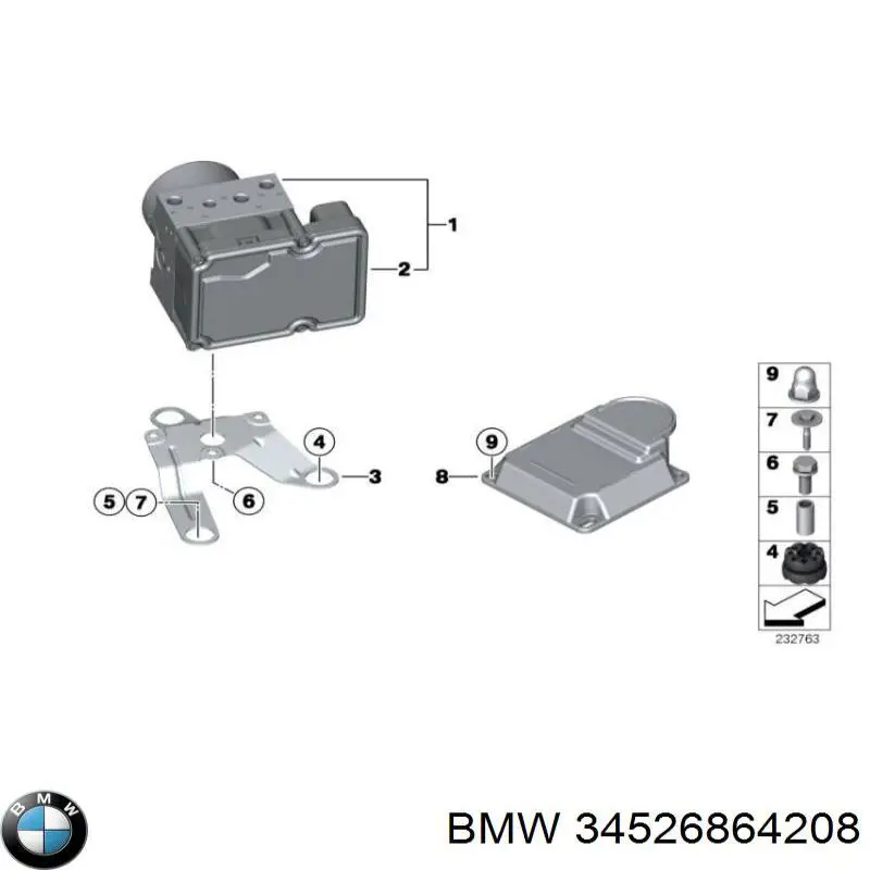 Módulo de control de airbag BMW 34526863389 precio, desde 88,57 EUR