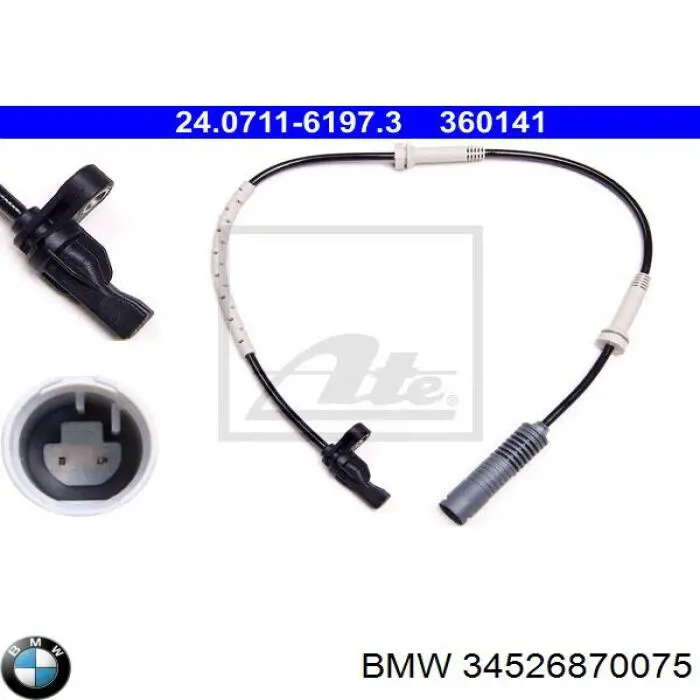 Sensor ABS 34526870075 BMW