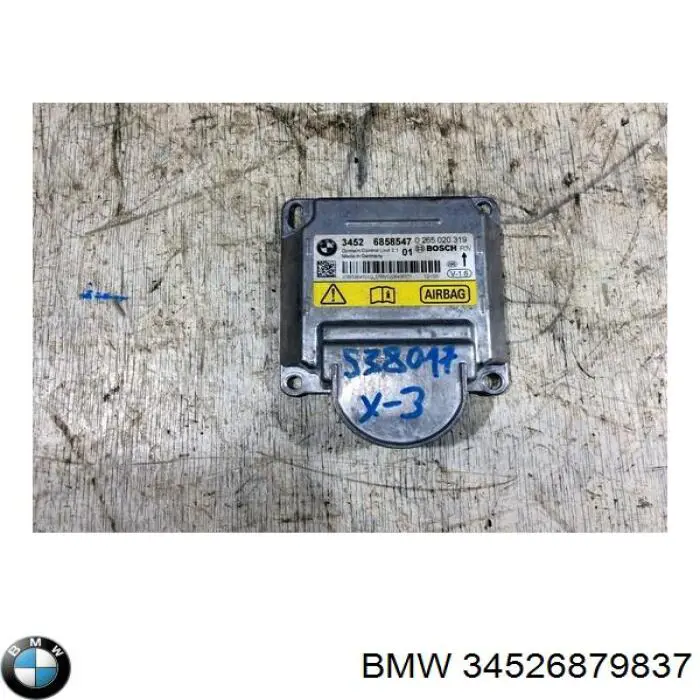 34526863389 BMW Módulo de control de airbag