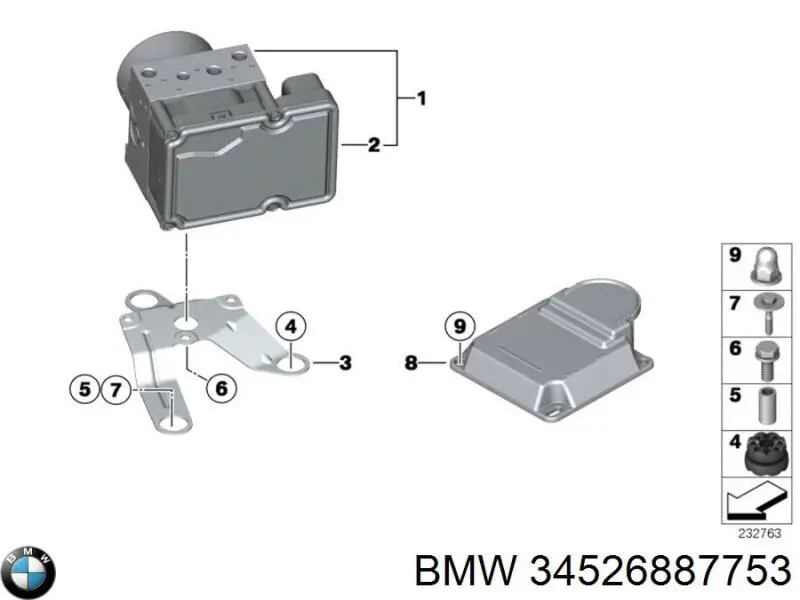 Comprar 34526887753 BMW Módulo de control de airbag