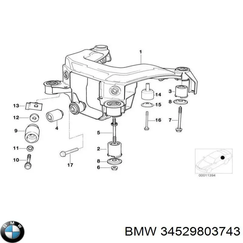  BMW 34529803743 precio, desde 2,18 EUR