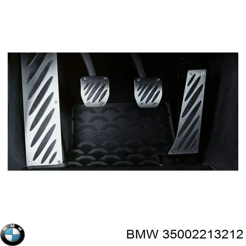 Revestimiento de pedal, juego 35002213212 BMW
