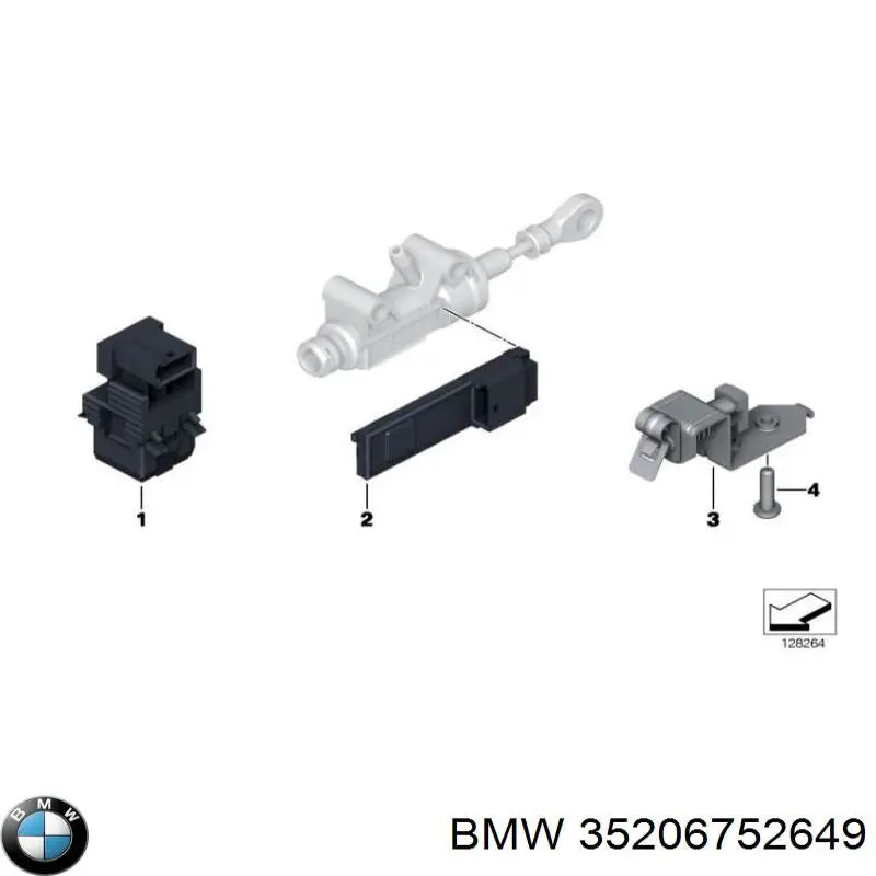 35206752649 BMW Pedal de freno