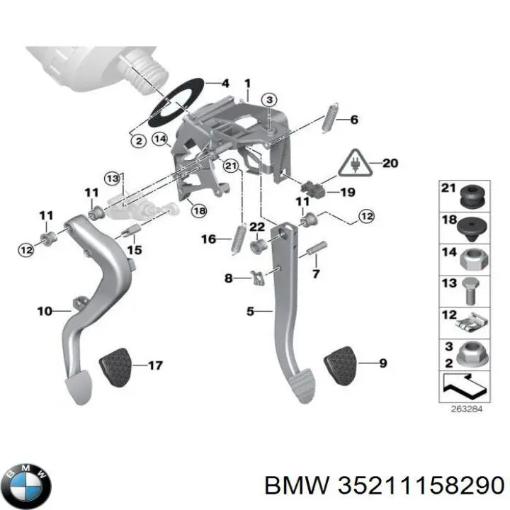  BMW 35211158290 precio, desde 2,75 EUR