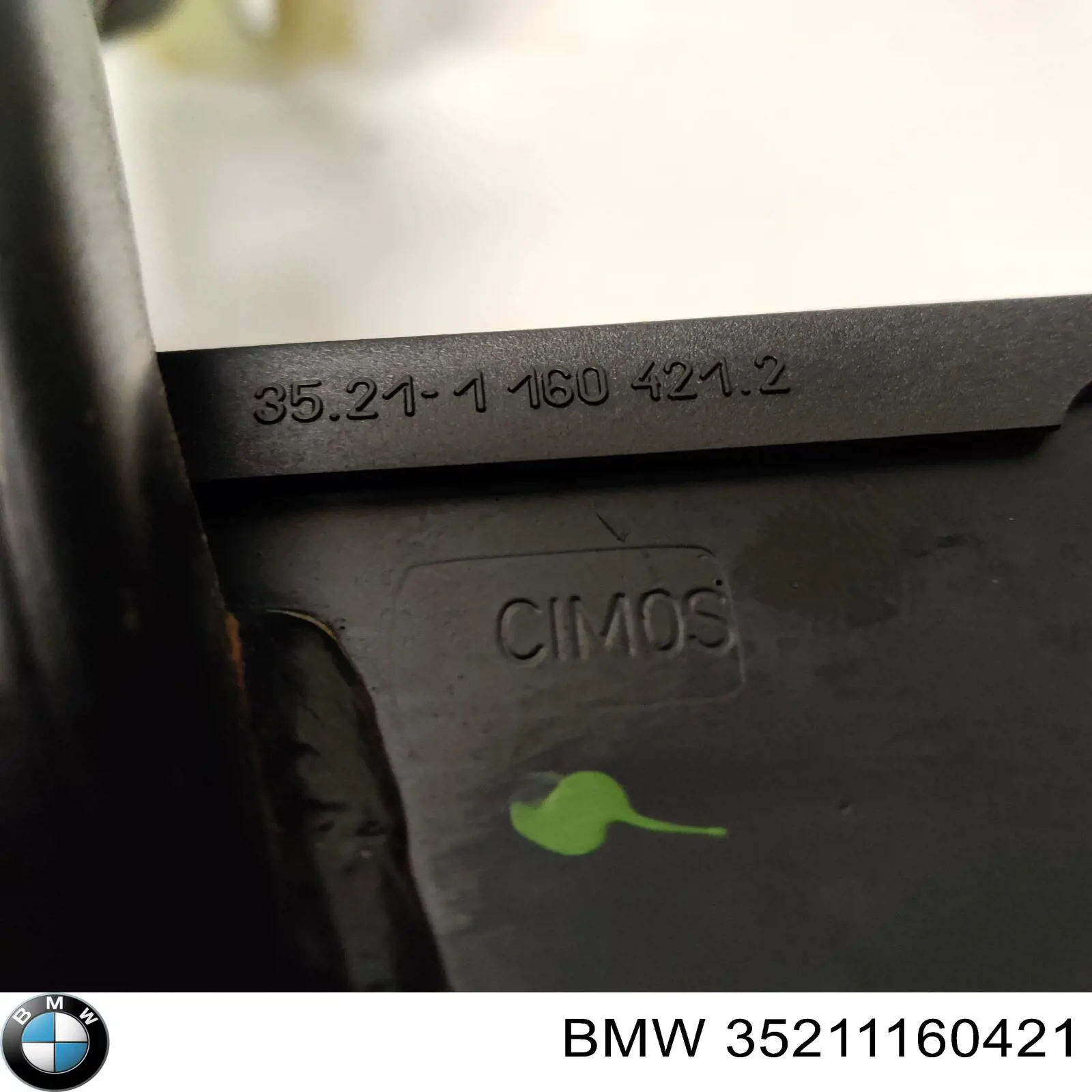 35211160421 BMW revestimiento de pedal, pedal de freno