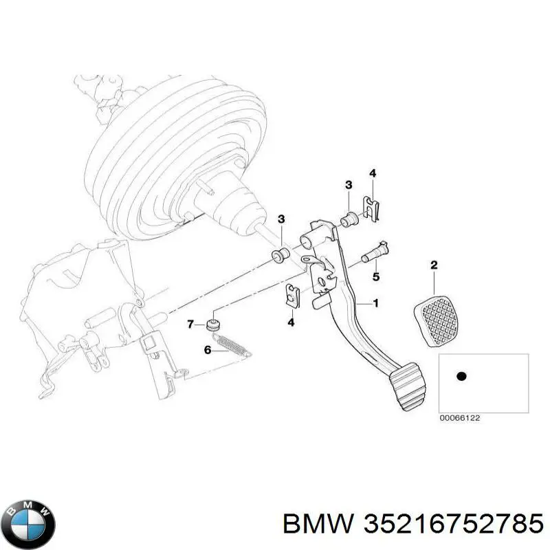 Pedal de freno BMW X5 (E53)