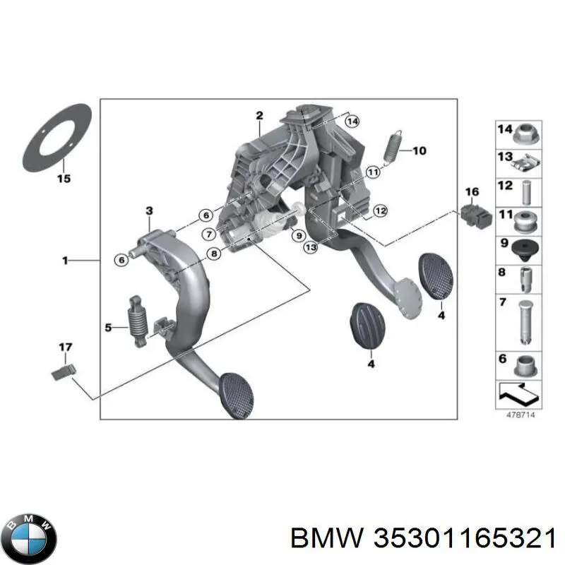 Comprar 35301165321 BMW 