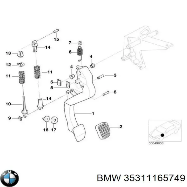 Comprar 35311165749 BMW 