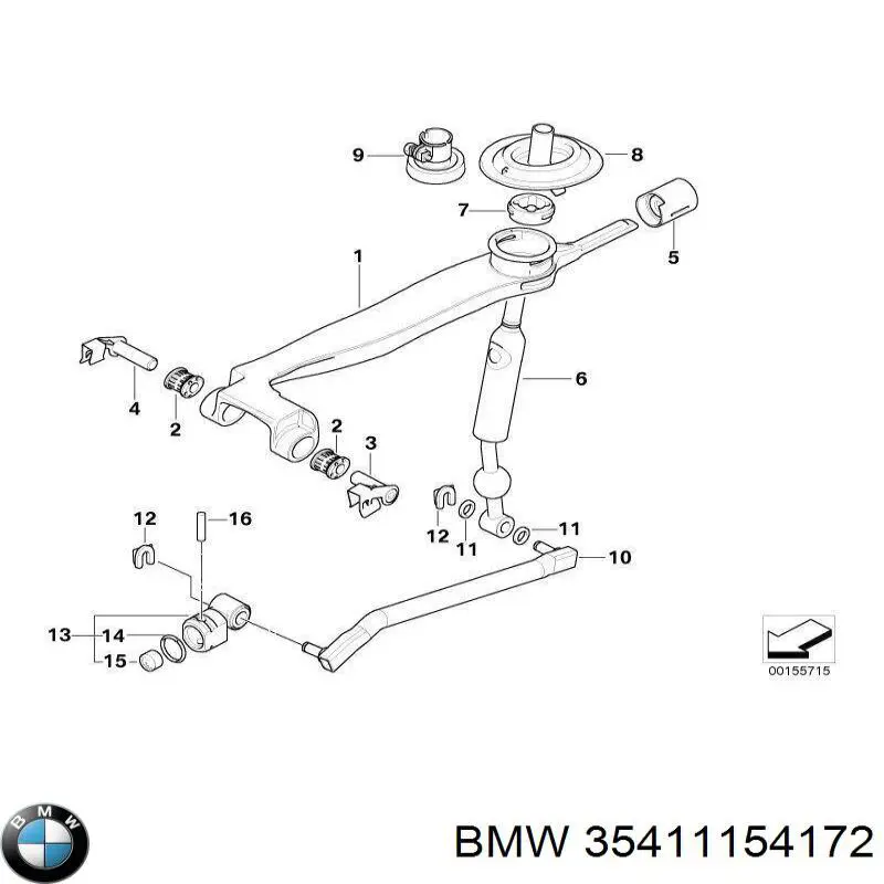 Comprar 35411154172 BMW Buje de arranque