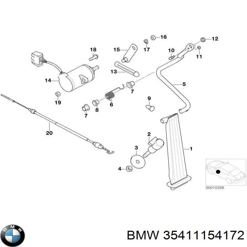 Buje de arranque BMW 35411154172 precio, desde 4,14 EUR