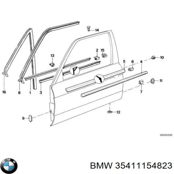 Cable del acelerador para BMW 3 (E30)