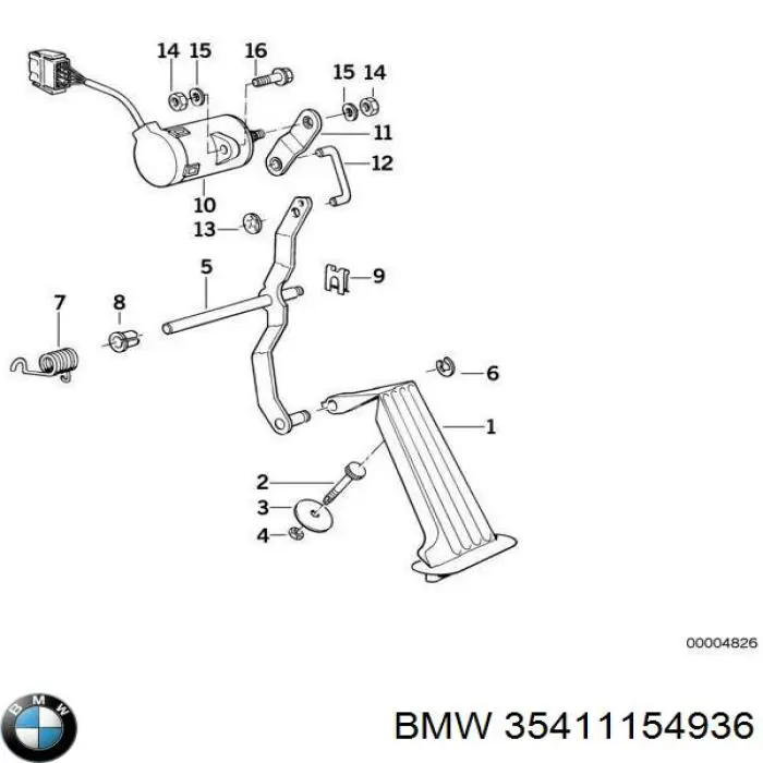 Comprar Pedal del acelerador BMW 5  E34