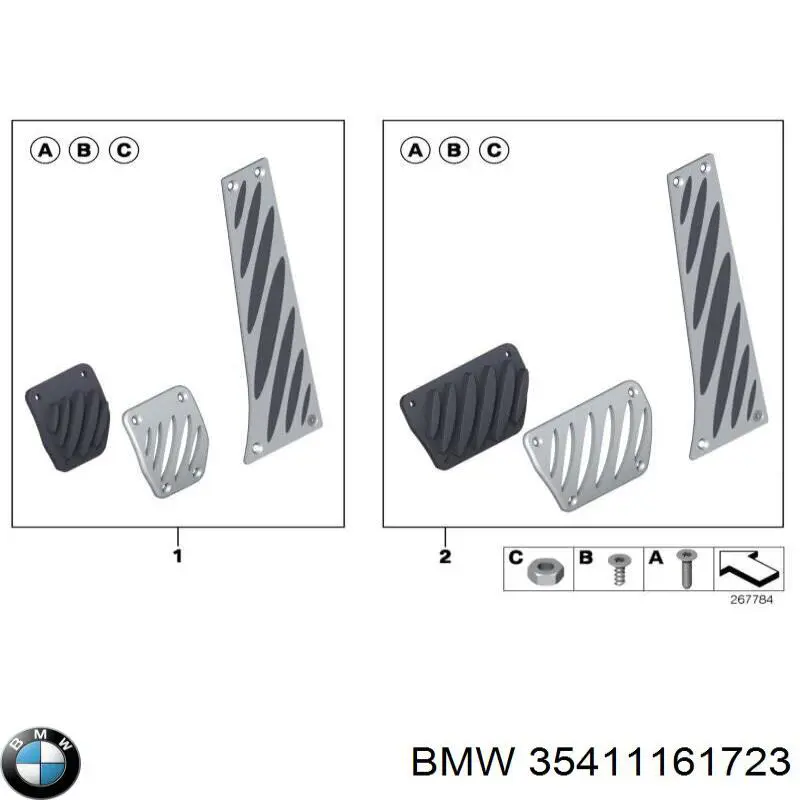 Comprar 35411161723 BMW Pedal del acelerador