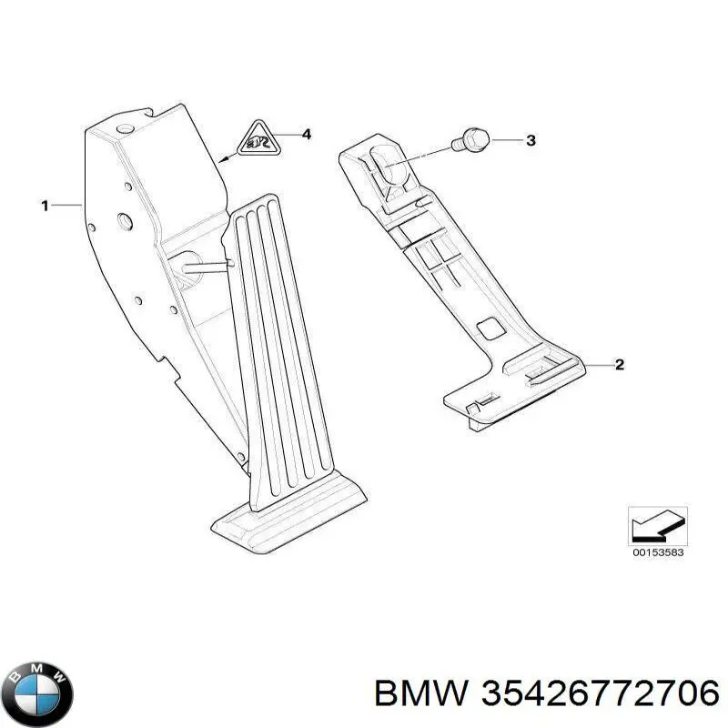 Potenciómetro pedal acelerador BMW 35426772706 precio, desde 68,24 EUR
