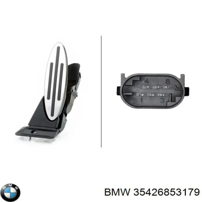 35426853179 BMW Pedal de aceleracion