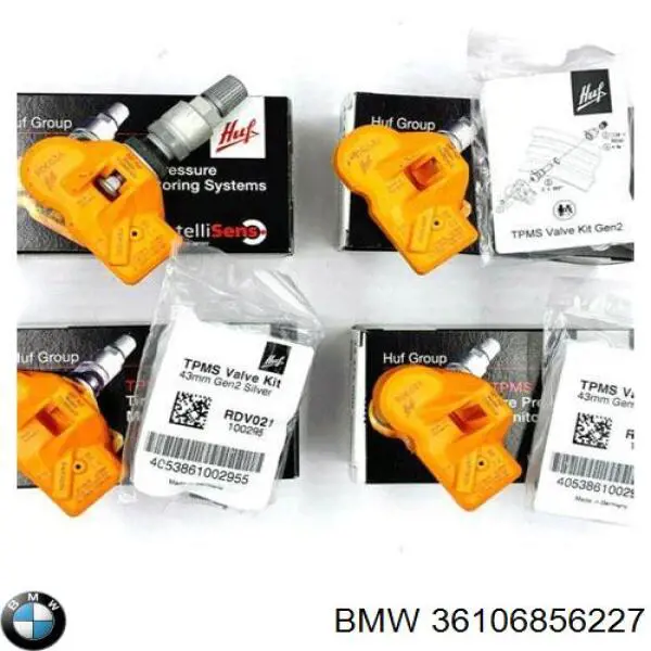 36106856227 BMW Sensor de presión de neumáticos (TPMS)