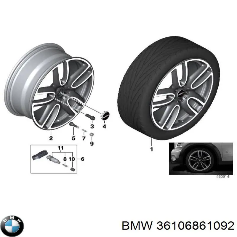 Comprar 36106861092 BMW 