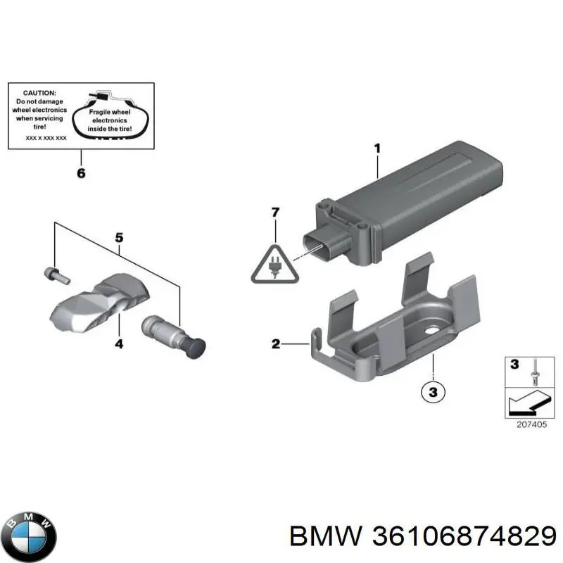 Comprar 36106874829 BMW TPMS