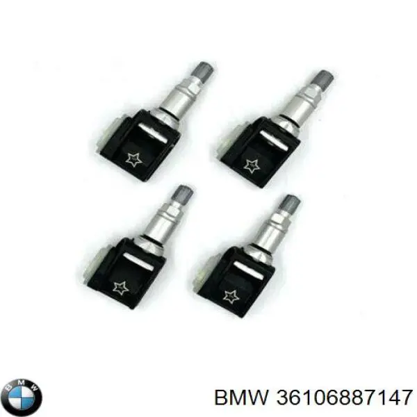 Sensor de presión de neumáticos 36106887147 BMW