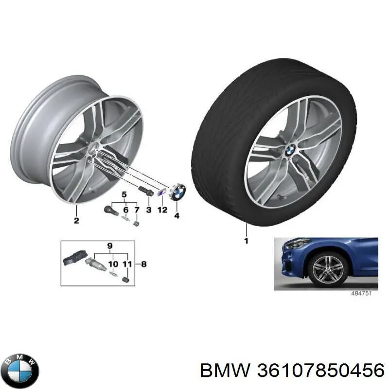 Rines BMW 36107850456 precio, desde 633,45 EUR
