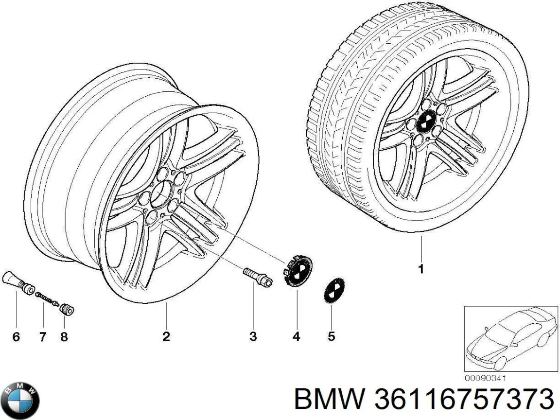 36116757373 BMW