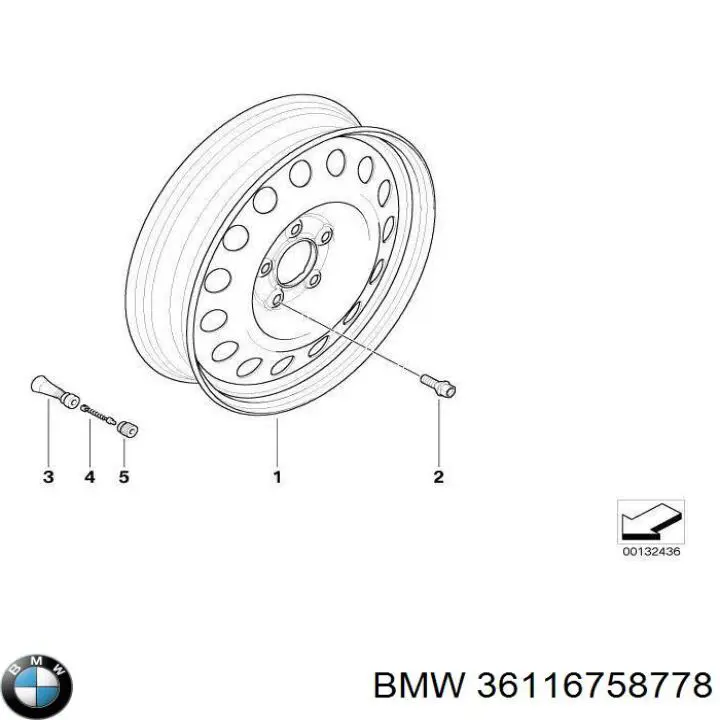 Llantas de acero (Estampado) para BMW 5 (E60)