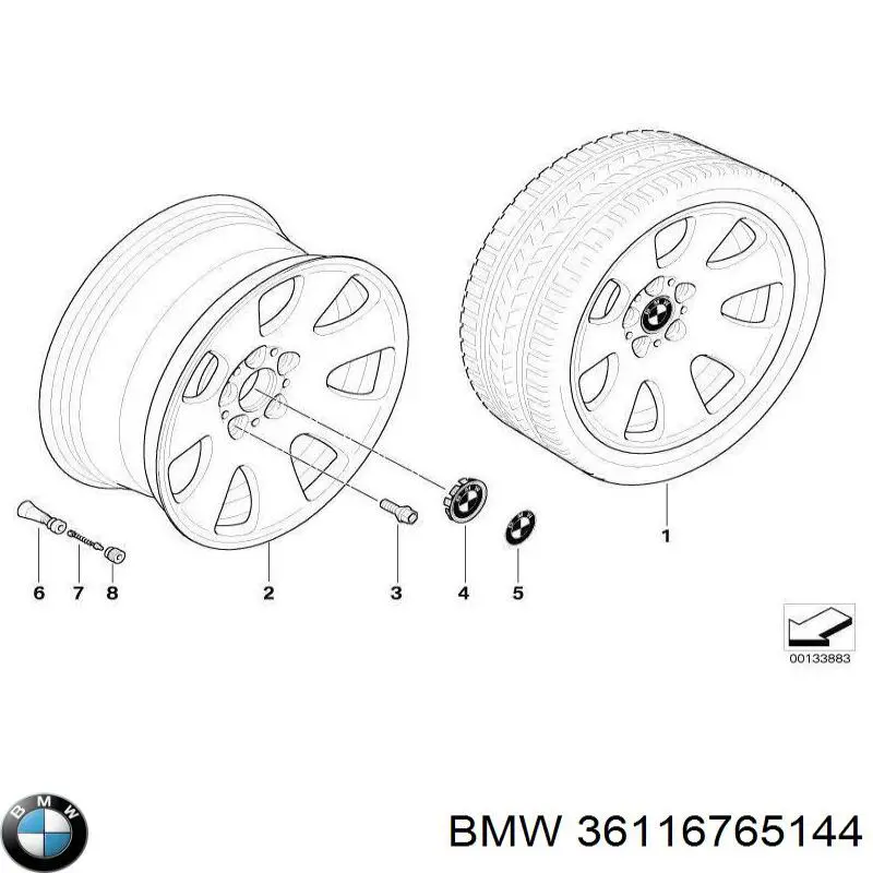 36116765144 BMW