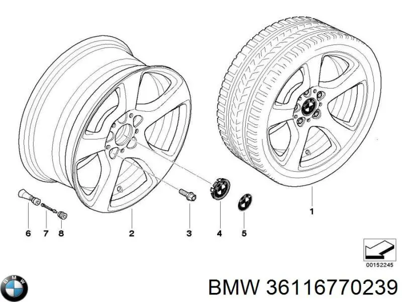Rines BMW 6770239 precio, desde 230,87 EUR