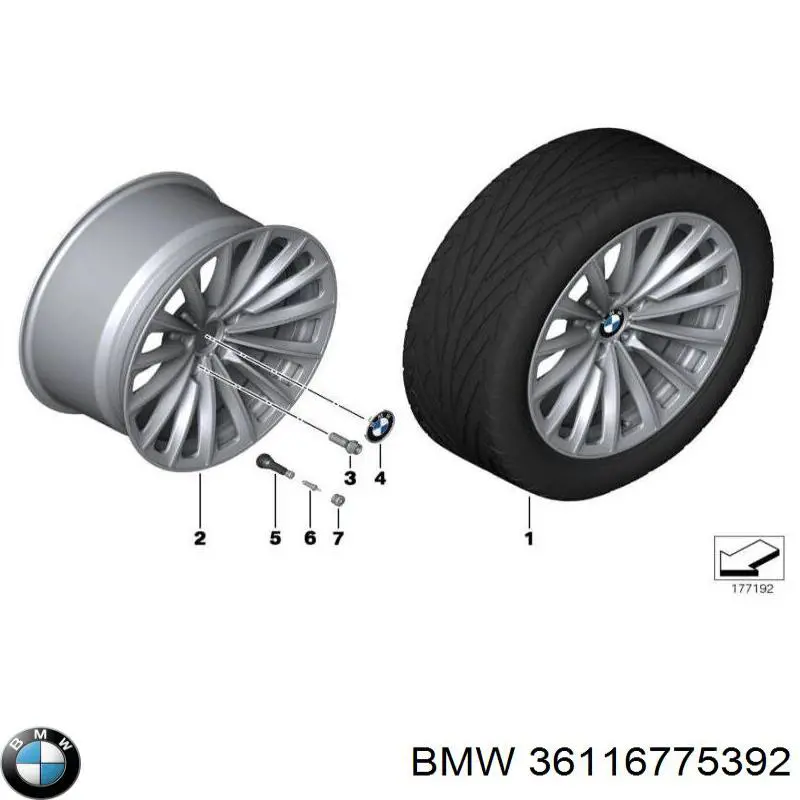 Rines BMW 36116775392 precio, desde 804,22 EUR