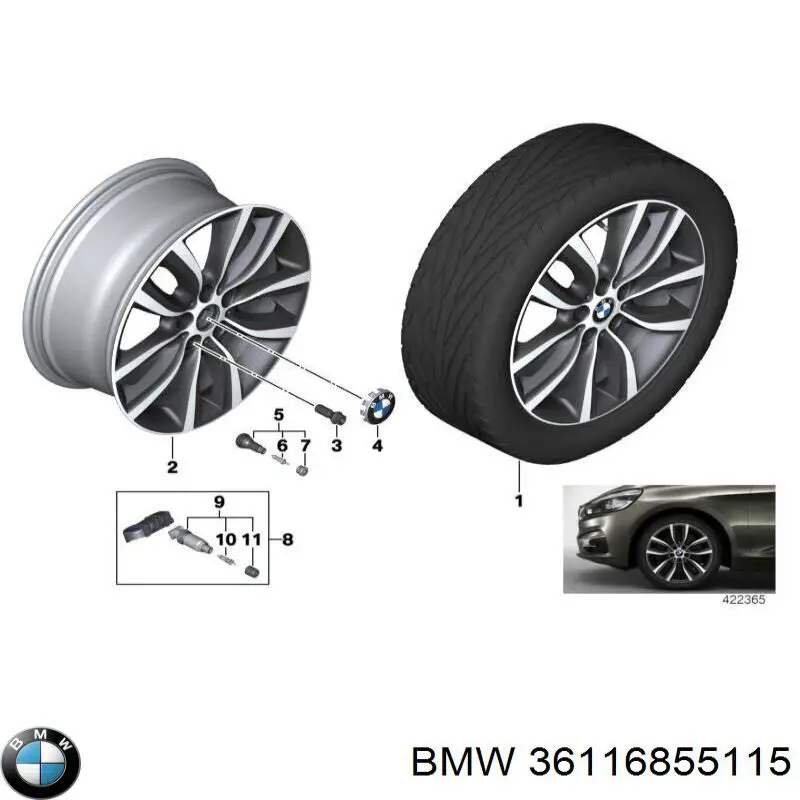Comprar 36116855115 BMW 