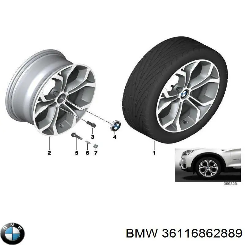  BMW 36116862889 precio, desde 410,92 EUR