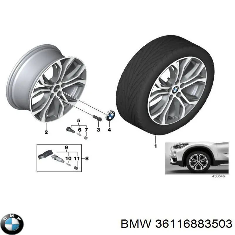 Rines BMW 36116883503 precio, desde 481,41 EUR