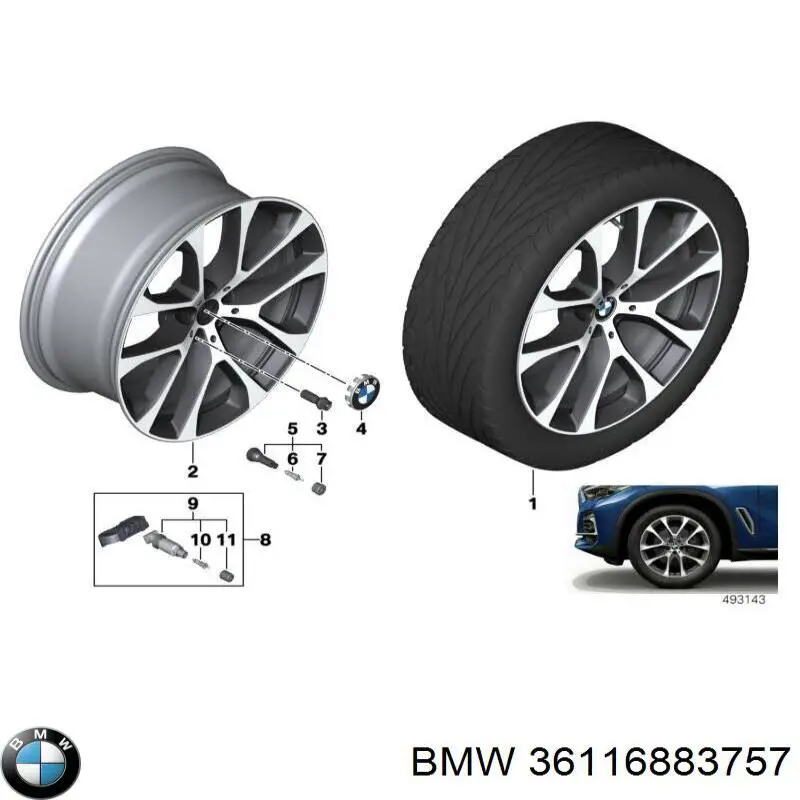 Rines BMW 36116883757 precio, desde 970,72 EUR