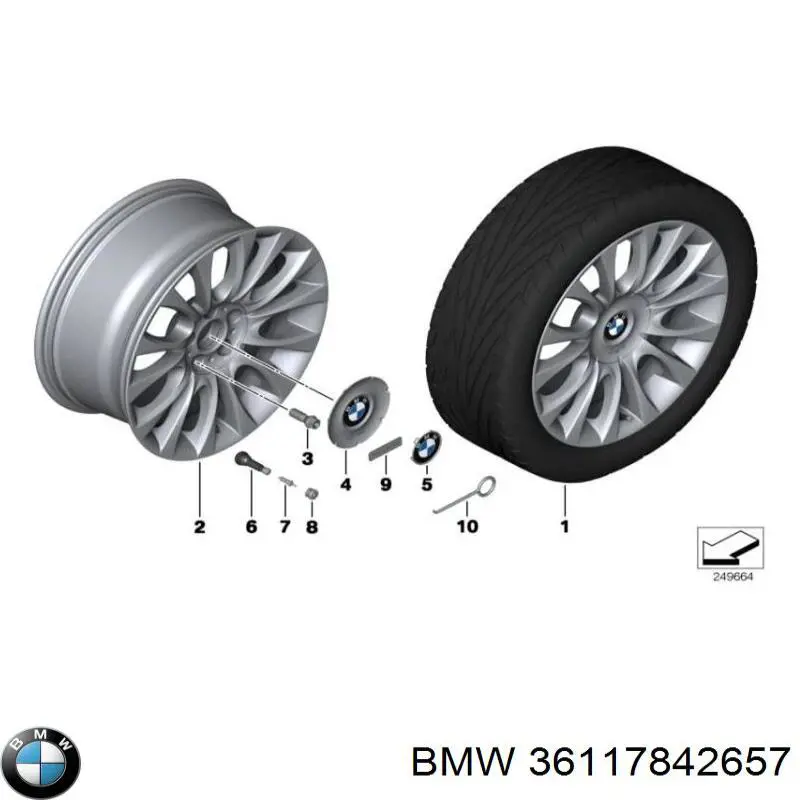 Rines BMW 36117842657 precio, desde 888,92 EUR
