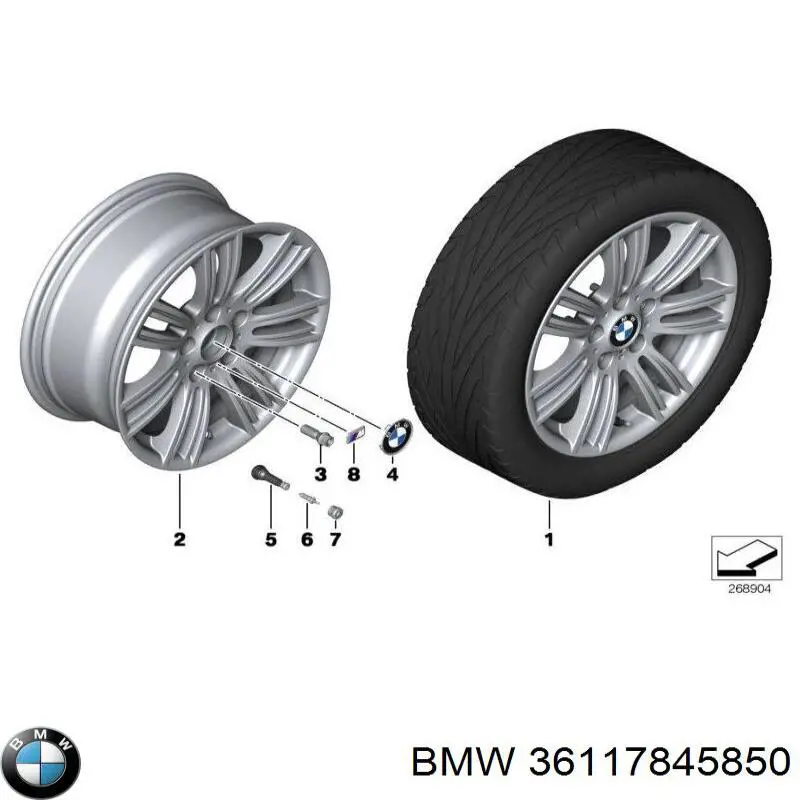 36117845850 BMW 